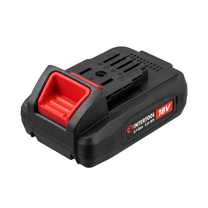 Дриль-шурупокрут акумуляторний 18 В, 30 Nm, 0-350/0-1300 об/хв., 0.8-10 мм, 1.5 Аг