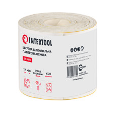 Шкурка шліфувальна, паперова основа, К320, 115 мм × 50 м