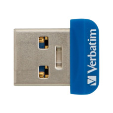 USB флеш накопичувач Verbatim 64GB Store 'n' Stay NANO Blue USB 3.2 (98711)