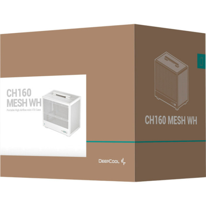 Корпус Deepcool CH160 MESH WH