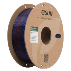 Пластик для 3D-принтера eSUN PLA Clear Rainbow 1,75mm 1kg Transl BLUE PURPLE (PLA-CLRB175T-UZ1P1)