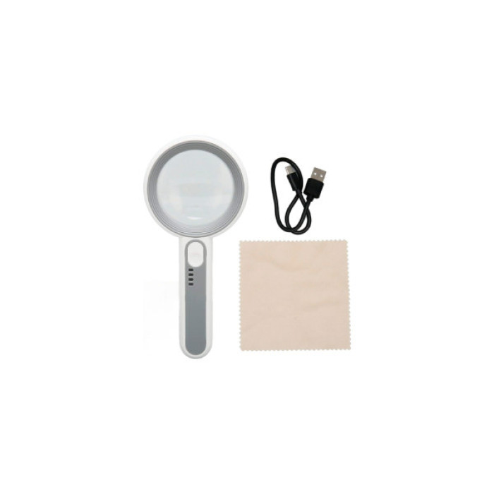 Лупа Voltronic з підсвічуванням YT6516C, діаметр 65мм, Х6, 16Led (YT6516C)