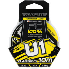 Флюорокарбон Favorite U1 FC 10m 7.0/0.435mm 25.8lb/11.68kg (1693.11.86)