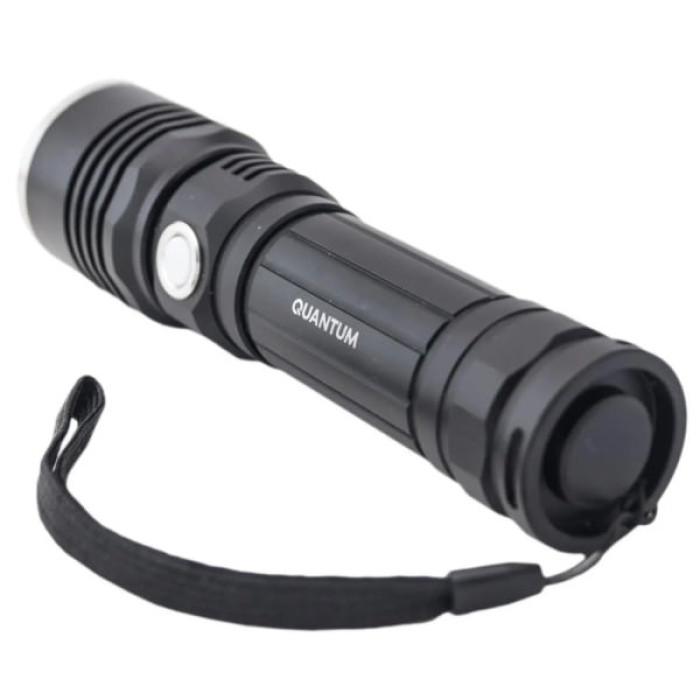 Ліхтар Quantum Solid-H 10W LED з USB-C + Li-ion21700/4000mAh (QM-FL1020-21700/4000-PB)