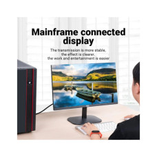 Кабель мультимедійний VGA M to VGA M 5.0m black Vention (DAEBJ)