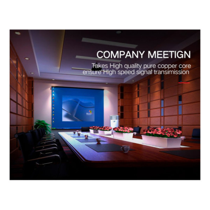 Кабель мультимедійний 3.5mm M to 2xRCA M 5.0m AV116 black Ugreen (10591)