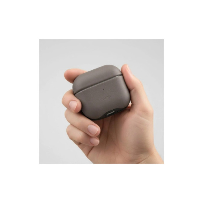 Чохол для навушників Uniq Lyden DS AirPods 4 Flint Grey (8886463691335)