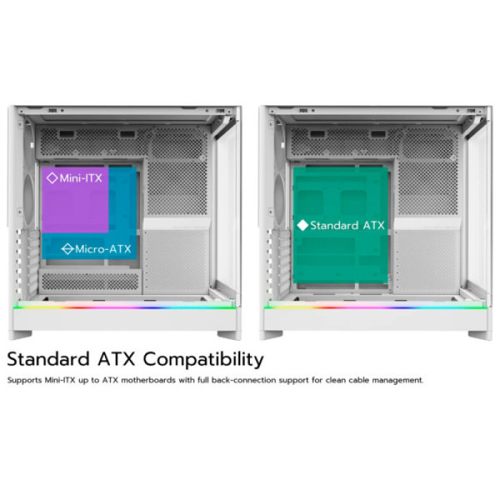 Корпус MONTECH HS02 PRO (W)