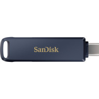 USB флеш накопичувач SanDisk 128GB Phone Drive for iPhone Metallic Sky Lightning/Type-C U (SDIXD0N-128G-GN6NE)