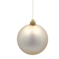 Ялинкова іграшка Chomik пластикові кульки пастель 4 шт, 8см, мікс кольорів (5900779900059)