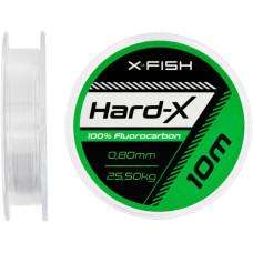 Флюорокарбон X-Fish Hard-X 10m (clear) 0.80mm 25.50kg (1917.03.79)
