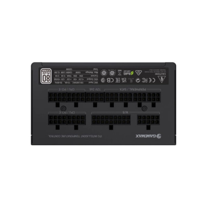 Блок живлення Gamemax 1250W (GX-1250 PRO BK(ATX3.1PCIe5.1))
