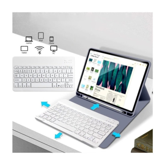 Чохол до планшета BeCover with keyboard Apple iPad Pro 11" M4 2024 Purple (713002)
