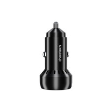 Зарядний пристрій Choetech USB-C+USB-A 60W QC3.0/PD/PPS black (TC0014-BK)