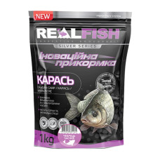 Прикормка Real Fish Silver Series Карась Чебрець-часник 1kg (809.00.23)
