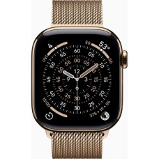 Смарт-годинник Apple Watch Series 11 GPS + Cellular 42mm Gold Titanium Case with Gold Milanese Loop (MF8Y4RK/A)
