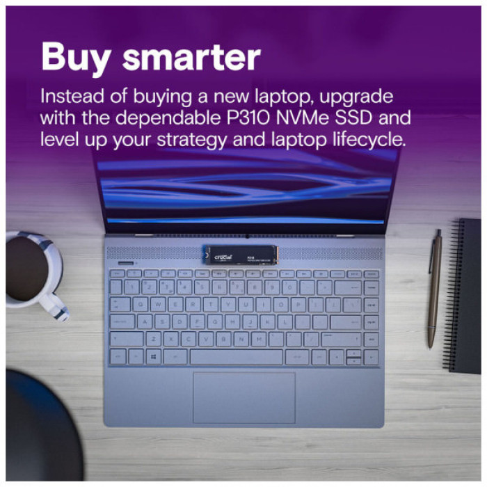 Накопичувач SSD M.2 2280 1TB P310 Micron (CT1000P310SSD8)