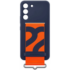 Чохол до мобільного телефона Samsung Silicone with Strap Galaxy S22 Plus Navy (EF-GS906TNEGRU)