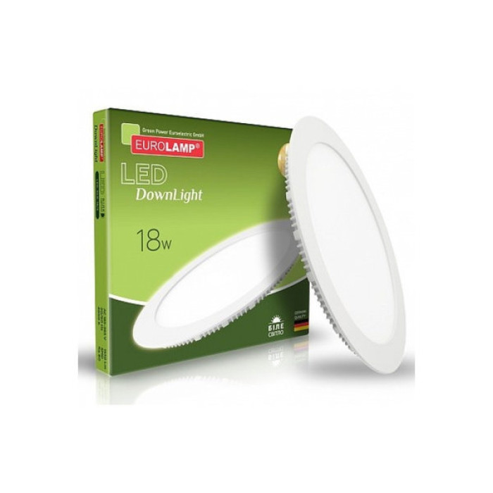 Світильник Eurolamp Downlight 18W 4000K (LED-DLR-18/4)