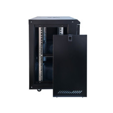 Шафа настінна GEAR 15U 19" 600x600x750 мм, + полка 19", black (GWMSN-15U-600-600)