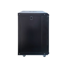Шафа настінна GEAR 15U 19" 600x600x750 мм, + полка 19", black (GWMSN-15U-600-600)