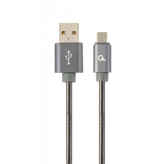 Дата кабель USB 2.0 AM to Micro 5P 1.0m Cablexpert (CC-USB2S-AMmBM-1M-BG)