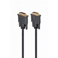 Кабель мультимедійний DVI M to DVI M 4.5m 24+1pin Cablexpert (CC-DVI2-BK-15)