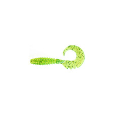 Силікон рибальський FishUP Fancy Grub 2.5" 026 - Flo Chartreuse/Green (10шт/уп) (1864.01.22)