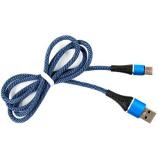 Дата кабель USB 2.0 AM to USB-C 1.0m blue Dengos (NTK-TC-MT-JEANS)