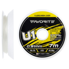 Флюорокарбон Favorite U1 FC 7m 30/0.91mm 106.2lb/48.18kg (1693.11.97)