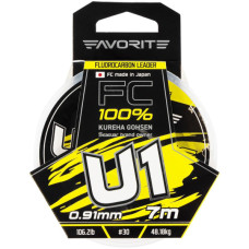 Флюорокарбон Favorite U1 FC 7m 30/0.91mm 106.2lb/48.18kg (1693.11.97)