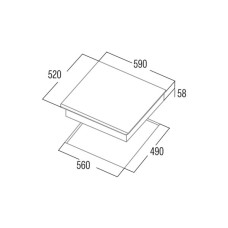 Варочна поверхня Cata IB 6324E2 BK (08063119)