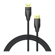 Кабель мультимедійний DisplayPort M to DisplayPort M 2.0m black Vention (HCCBH)