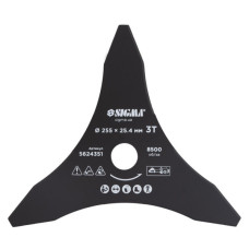 Ніж для тримера Sigma 255x25.4мм, 3Т гострокінцевий (5624351)