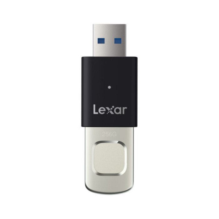 USB флеш накопичувач Lexar 256GB JumpDrive Fingerprint F35 Pro USB 3.2 (LJDF35P256G-RNBNG)