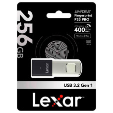 USB флеш накопичувач Lexar 256GB JumpDrive Fingerprint F35 Pro USB 3.2 (LJDF35P256G-RNBNG)