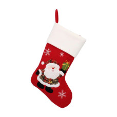 Прикраса декоративна Chomik шкарпетка новорічна 45 см, червона (5900779830295_1)