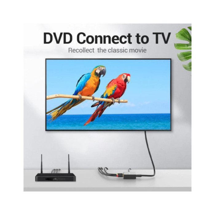 Конвертор RCA to HDMI black Vention (AEFB0)