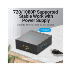 Конвертор RCA to HDMI black Vention (AEFB0)