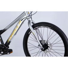 Велосипед Formula 24" F-1 DD рама-11" AL 2026 сріблясто-чорний (OPS-FR-24-452)