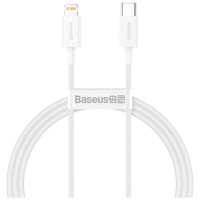 Дата кабель USB-C to Lightning 2.0m 20W white Baseus (CATLYS-C02)
