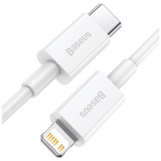 Дата кабель USB-C to Lightning 2.0m 20W white Baseus (CATLYS-C02)