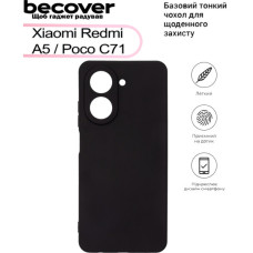 Чохол до мобільного телефона BeCover Xiaomi Redmi A5 / Poco C71 Black (713486)