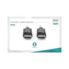 Кабель мультимедійний DisplayPort M to DisplayPort M 15.0m Digitus (AK-340100-150-S)