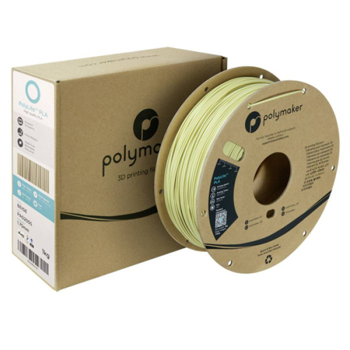 Пластик для 3D-принтера Polymaker PLA POLYLITE 1,75mm 1kg BEIGE (PA02055)