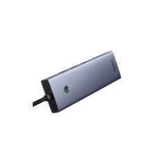 Концентратор Baseus USB-C 10-in-1 HDMI 4K60Hz + VGA + 3xUSB 3.0 + PD + RJ45 1000Mbps + SD/TF + 3.5mm gray (B0005280C811-00)