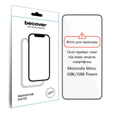 Скло захисне BeCover Motorola Moto G06 / G06 Power 4G Black (714364)