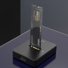 Док-станція для накопичувачів Gembird USB Type-C M.2 SATA NVME SSD (DD-U3M2)