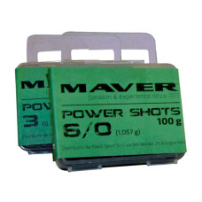 Грузило Maver набір Power Shots 8/0 (1.878g) 100g (1300.36.02)