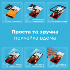 Скло захисне PANZERGLASS Samsung Galaxy S25 Ultra-Wide Fit w. Aligner (PG_SARNUWFG38388)
